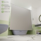 Штора для ванной с ковриком «Комфорт», штора 180×180 см, ковёр 40×60 см, серые - Фото 3