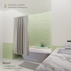 Набор для ванной «Комфорт»: штора 180×180 см, ковёр 40×60 см, цвет серый - фото 85089