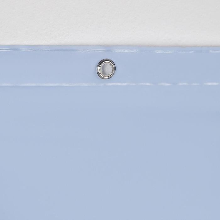 Штора для ванны SAVANNA «Классик», с люверсами, 180×180 см, EVA, цвет голубой - фото 1889576764
