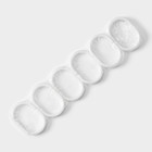 Штора для ванной SAVANNA «Классика», с люверсами, 180×180 см, полиэстер, серая - Фото 3