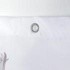 Штора для ванной SAVANNA «Сказочный лес», с люверсами, 180×180 см, полиэстер - Фото 3