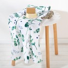 Полотенце вафельное банное «Эвкалипт», 80×150 см, 100% хлопок, 160 г/м² - Фото 1