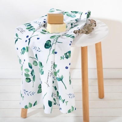 Полотенце вафельное банное «Эвкалипт», 80×150 см, 100% хлопок, 160 г/м²