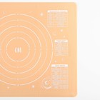 Силиконовый коврик для выпечки «Сладкая булочка», 50×40 см - Фото 4