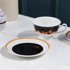 Набор фарфоровый чайный Magistro «Княгиня», 4 предмета: 2 чашки 240 мл, 2 блюдца d=14 см - Фото 2