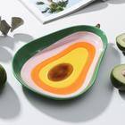 Блюдо керамическое «Авокадо», 28,2×20,5 см ㅤ - фото 4323997