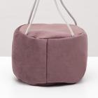 Подвесной дом для грызунов, 15×10 см, круглый, мебельная ткань, флис, цвет МИКС - Фото 2