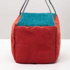 Подвесной дом для грызунов «Куб», 12×12×12 см, мебельная ткань, флис, цвет МИКС - Фото 2