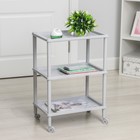 Этажерка напольная 3-х секционная «Флавия», на колёсиках, МИКС - Фото 1