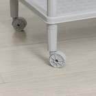 Этажерка напольная 3-х секционная «Флавия», на колёсиках, МИКС - Фото 2