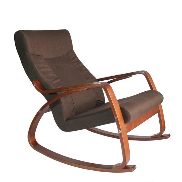 Кресло-качалка «Женева», жаккард, цвет шоколад - Фото 1
