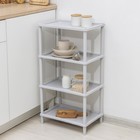 Этажерка напольная «Флавия», 4-х секционная, МИКС - Фото 4