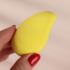 Спонж для нанесения косметики «Манго», 7,1 × 4,2 см, увеличивается при намокании, цвет жёлтый - Фото 6