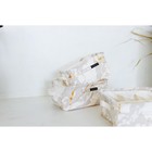 Корзина для мелочей Доляна «Мрамор», 23×16×12 см, цвет серый - фото 7083743
