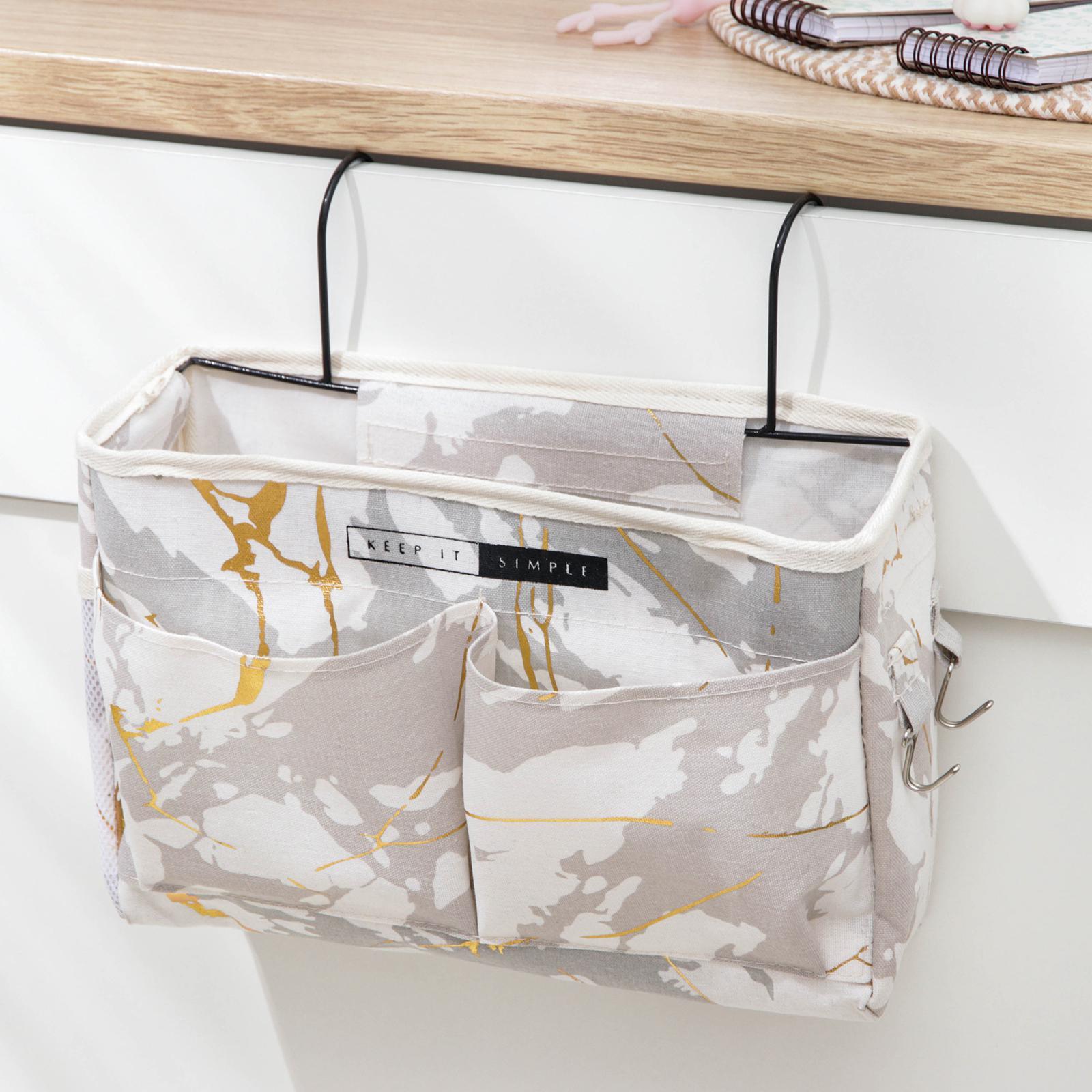 Органайзер подвесной с карманами Доляна «Мрамор», 3 отделения, 31×11×27 ...