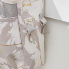 Органайзер подвесной с карманами Доляна «Мрамор», 3 отделения, 31×11×27 см, цвет серо-белый - Фото 2