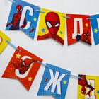 Гирлянда на ленте «С Днем Рождения», длина 215 см, Человек-паук - Фото 3