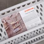 Этажерка напольная узкая «Джулия», 3-х секционная, на колёсиках, МИКС - Фото 3