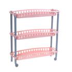 Этажерка напольная узкая «Джулия», 3-х секционная, на колёсиках, МИКС - Фото 7