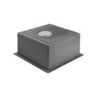 Мойка кухонная GERHANS K34444, врезная, 440×440×220 мм, толщина 1.0 мм, с сифоном - Фото 4