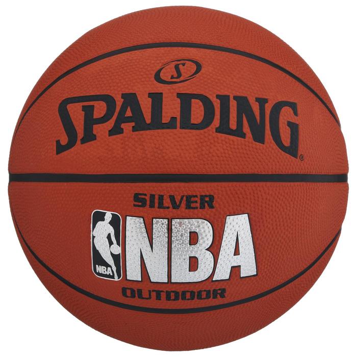 Мяч баскетбольный Spalding NBA Silver размер 6 - Фото 1