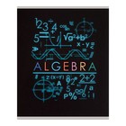 Тетрадь предметная "Супернеон", 48 листов в клетку "Алгебра", со справочным материалом, обложка мелованный картон, блок офсет - фото 108490920