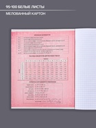 Предметная тетрадь по алгебре Calligrata «СуперНеон», 48 листов, в клетку, со справочным материалом, обложка из мелованного картона - Фото 2