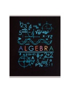 Предметная тетрадь по алгебре Calligrata «СуперНеон», 48 листов, в клетку, со справочным материалом, обложка из мелованного картона - Фото 3