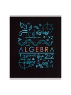 Предметная тетрадь по алгебре Calligrata «СуперНеон», 48 листов, в клетку, со справочным материалом, обложка из мелованного картона - Фото 4