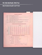 Предметная тетрадь по алгебре Calligrata «Доска», 48 листов, в клетку, со справочным материалом, обложка из мелованного картона - Фото 2