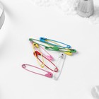 Булавки английские, 31 мм, 10 шт., цвет разноцветный - Фото 2