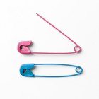 Булавки английские, 37 мм, 10 шт., цвет разноцветный - Фото 3