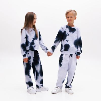 Костюм детский (свитшот, брюки) MINAKU: Casual Collection синий, рост 104 см