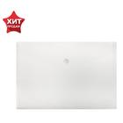 Папка-конверт на кнопке А5, 150 мкм, Calligrata Standard, прозрачная, белая - Фото 1