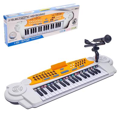 Синтезатор «Мелодия», 37 клавиш, с микрофоном, уценка (сломан держатель для микрофона)