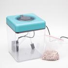 Аквариум куб в комплекте с биологическим фильтром, бесшумным компрессором и светильником LED, 5 л - Фото 2