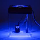 Аквариум куб в комплекте с биологическим фильтром, бесшумным компрессором и светильником LED, 5 л - Фото 13