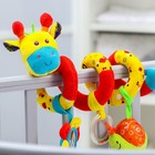 Растяжка - спираль с игрушками дуга на коляску / кроватку для малышей 0+ «Жирафик», Крошка Я - Фото 7