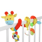 Растяжка - спираль на коляску/кроватку Крошка Я «Жирафик», гремит, от 3 мес. - Фото 9