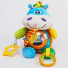 Подвеска мягкая «Бегемот», с прорезывателем, зеркало, на кроватку, коляску, Крошка Я - фото 21255831