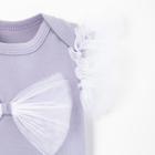 Боди с бантиком Крошка Я, BASIC LINE, рост 68-74 см - Фото 3