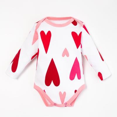 Боди для девочки «Крошка Я. Сердца», рост 80-86 см