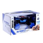 Машинка на пульте управления «Джип-акробат», радиоуправление, 4WD, управление жестами, работает от аккумулятора, цвет синий - Фото 8