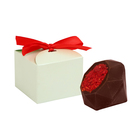 Шоколадная бомбочка с маршмеллоу «Счастье внутри» тёмный шоколад, 38 г - фото 9243275