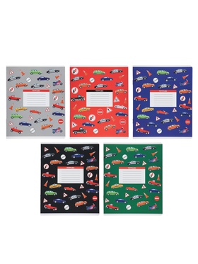 Тетрадь 12 листов линейку, Calligrata «Машины», МИКС 4845870