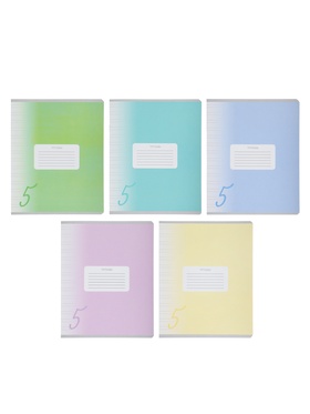 Тетрадь 12 листов в узкую линию Calligrata «Пятёрка», обложка мелованный картон, МИКС 4846025
