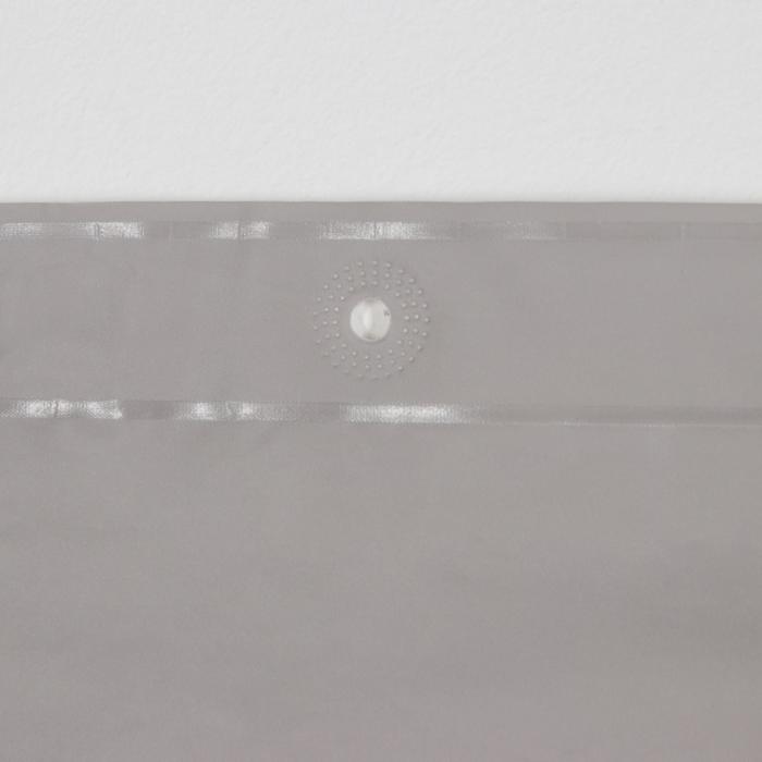 Набор для ванной SAVANNA «Селест»: штора 180×180 см, ковёр 38×69 см, цвет серый - фото 1908685474