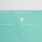 Набор для ванной SAVANNA «Селест»: штора 180×180 см, ковёр 38×69 см, цвет морской волны - фото 6412551