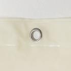 Штора для ванной SAVANNA «Классик», с люверсами, 180×180 см, EVA, бежевая - Фото 2