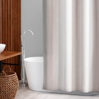 Штора для ванной комнаты SAVANNA «Элегант», с люверсами и металлическими кольцами, 180×180 см, PEVA - фото 9243475